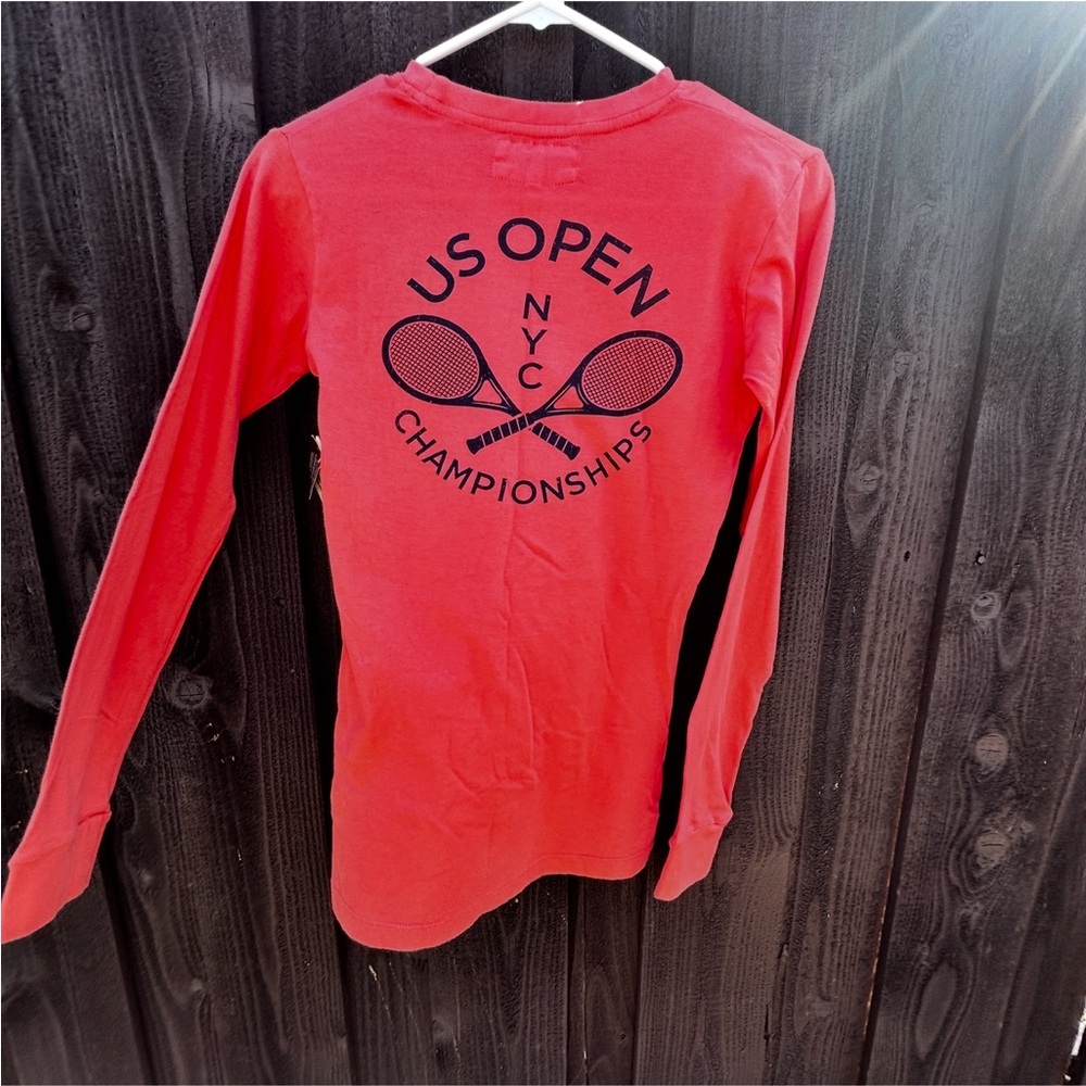 Red Jacket US Open NYC Championships women's long sleeve tee size Small NWT